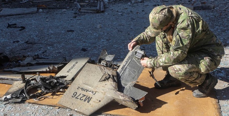 shahed 136, шахед, дроны камикадзе, обломки Shahed