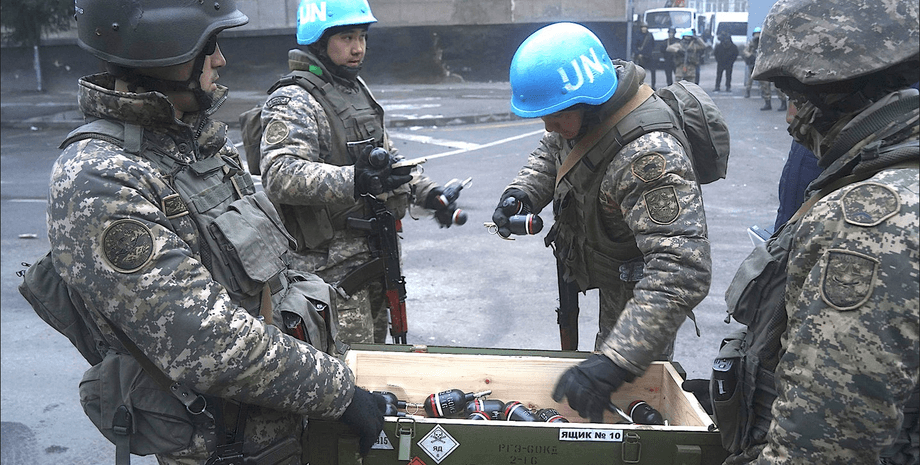 казахи использовали шлемы оон