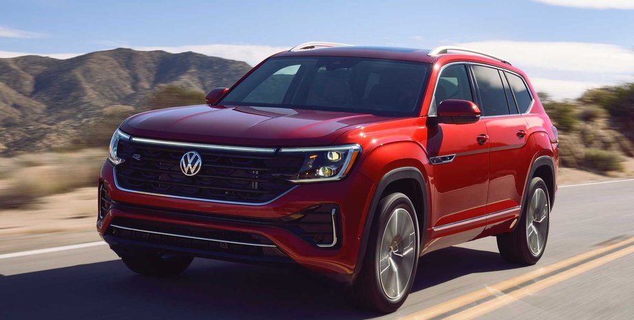 Volkswagen Atlas 2024, Volkswagen Atlas, новый Volkswagen Atlas, кроссовер Volkswagen