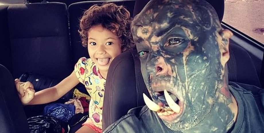 Рико Ледесма с дочерью