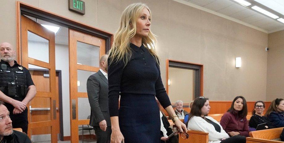 Гвінет Пелтроу, Гвінет Пелтроу суд, лижний курорт, окуліст, офтальмолог та пелтроу