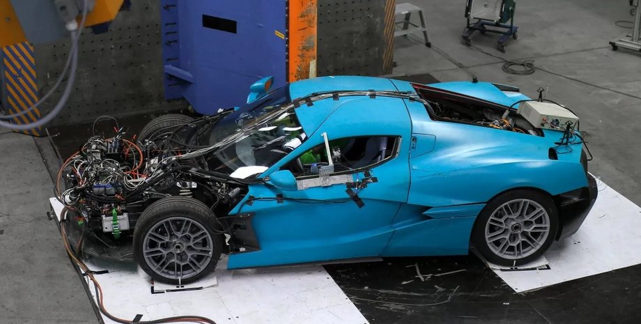 краш-тест Rimac Nevera, Rimac Nevera, новый Rimac Nevera, Rimac Nevera 2022, электромобиль Rimac Nevera
