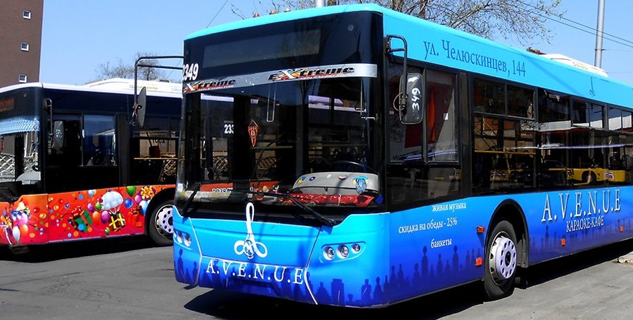 громадський транспорт, Донецьк, Донбас, мобілізація, окуповані території, війна РФ проти України