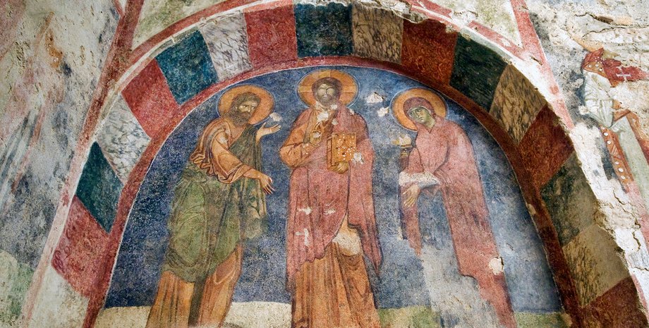 фреска, храм, фото