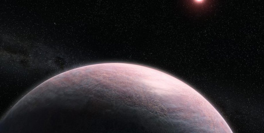 Планета, звезда, красный карлик