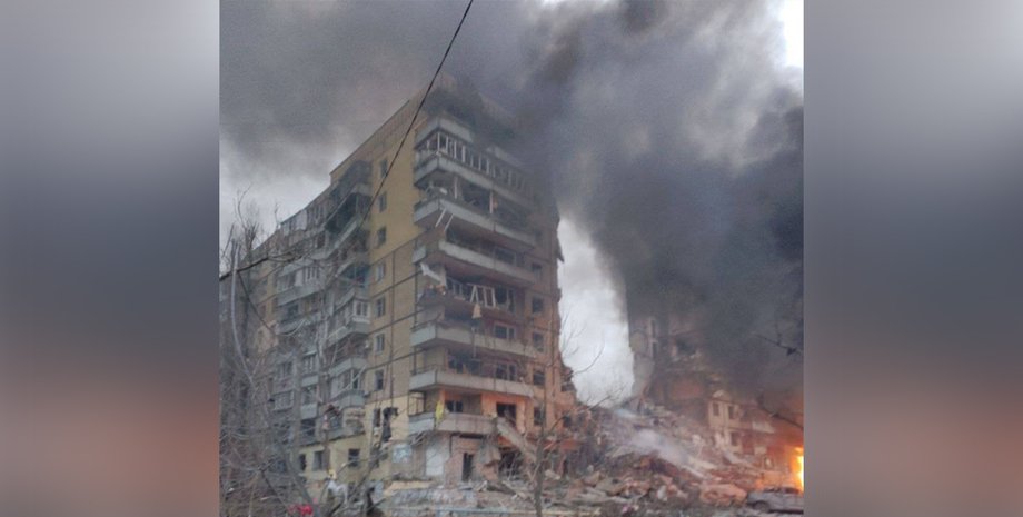 массированный обстрел украины