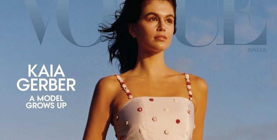 Кайя Гербер, модель, Vogue, обложка