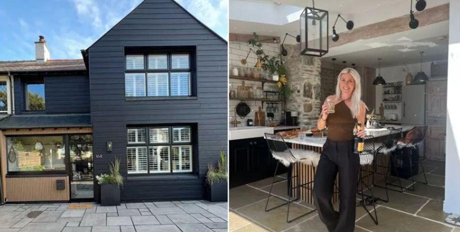 Дом до ремонта и после, реконструкция, капитальный ремонт дизайн дома, интерьеры, фото, Великобритания