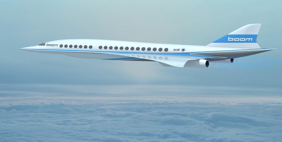 Новый сверхзвуковой самолет / Фото: boom.aero