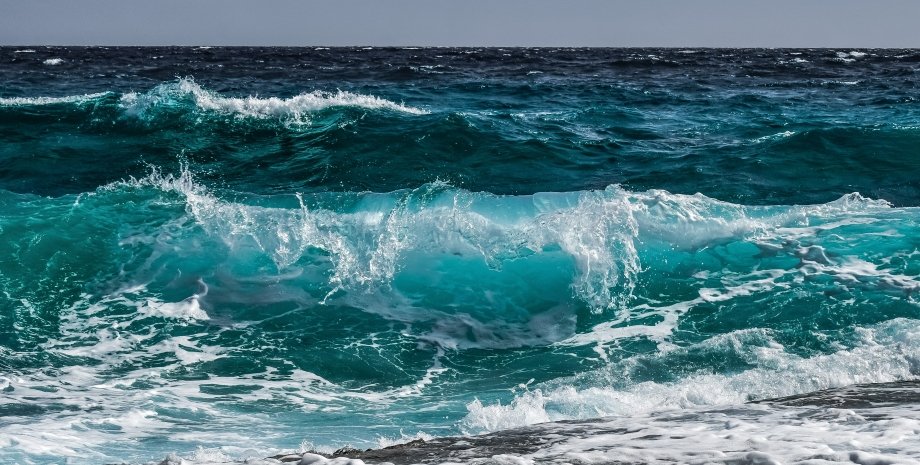 океан, хвилі, вода, сіль, фото