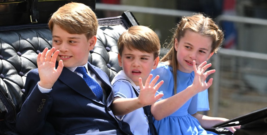 принц Джордж, принц Луи и принцесса Шарлотта, дети кейт миддлтон