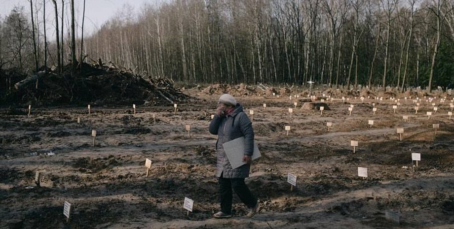 Массовые захоронения, жертвы войны в Украине,