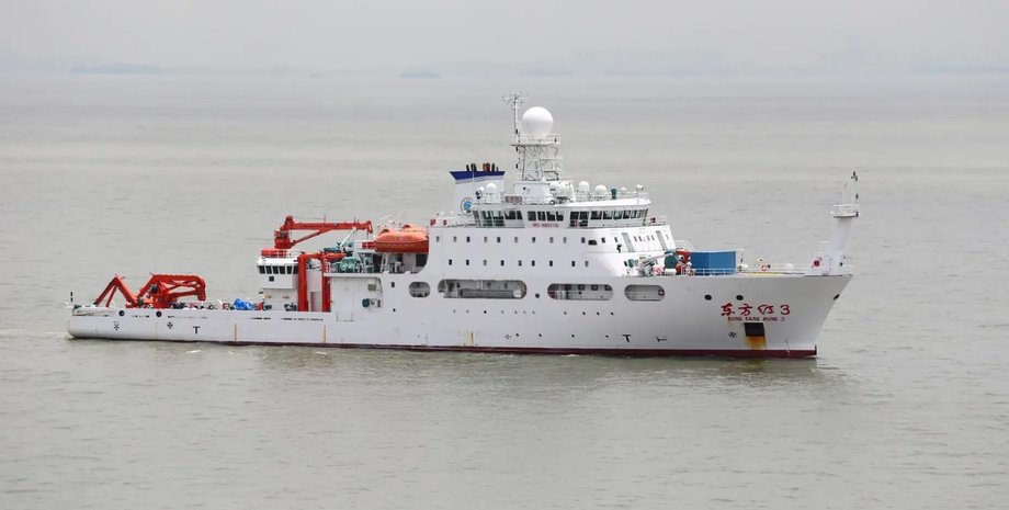 шпионско-исследовательский корабль Dong Fang Hong 3 Китая