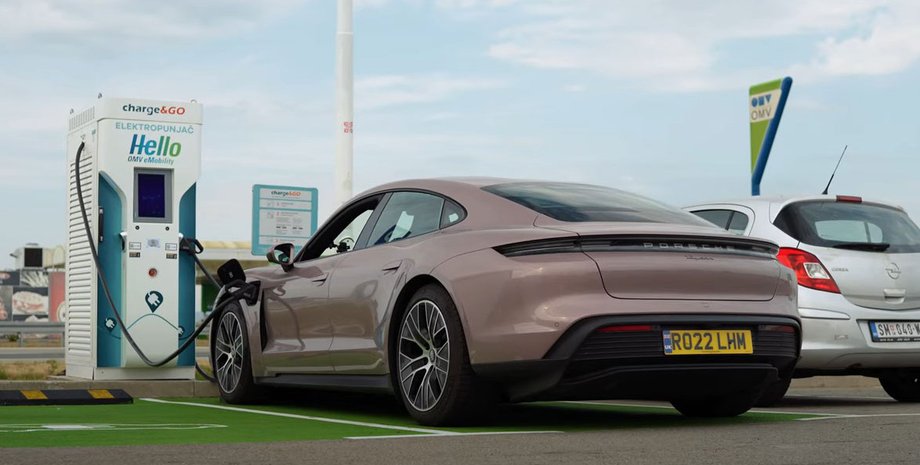 Porsche Taycan, электромобиль Porsche Taycan, электрокар Porsche Taycan, запас хода Porsche Taycan