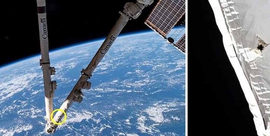 Повреждение МКС