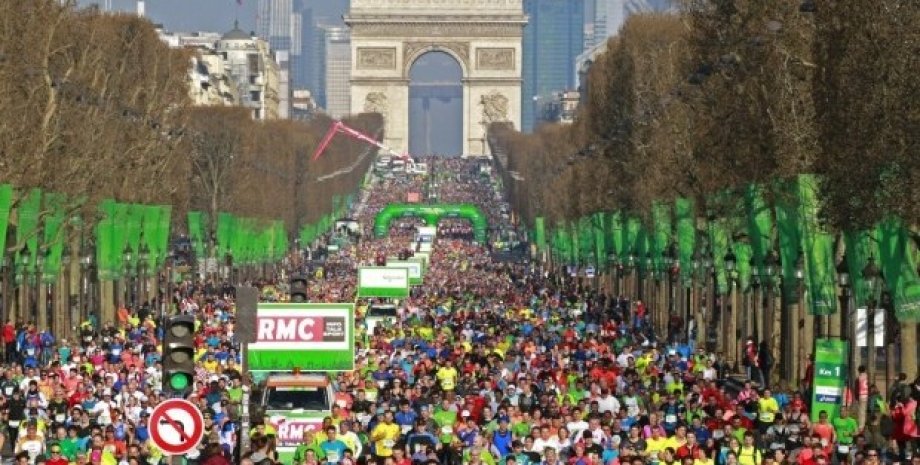 Парижский легкоатлетический марафон / Фото из открытых источников