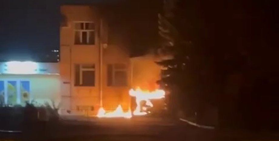 військкомат, підпал, черкеськ