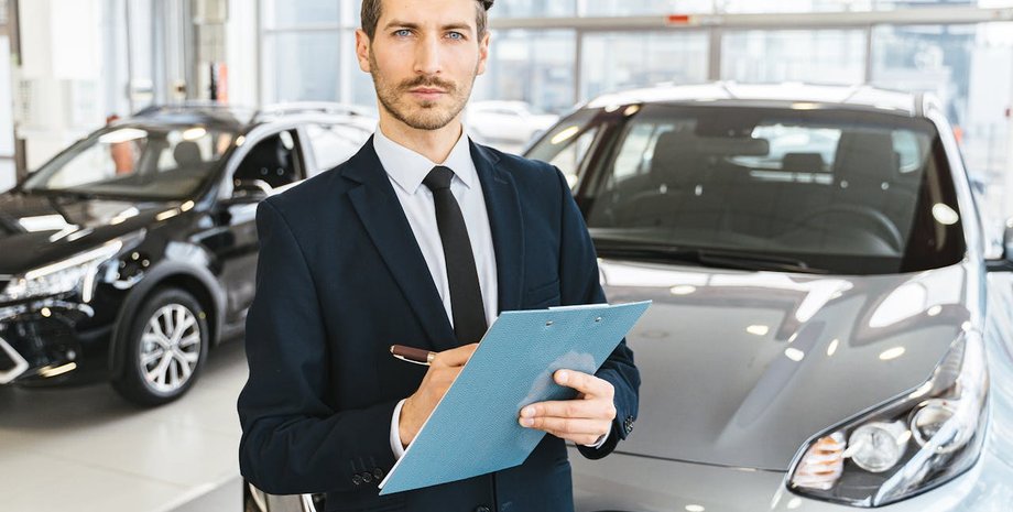 автосалон, дилер, авто, клерк, автомобиль