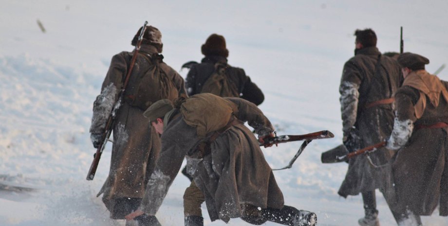 Кадр из фильма "Круты 1918"