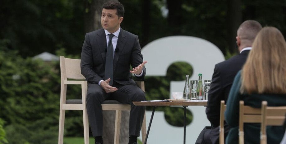 Пресс-конференция, президент, Владимир Зеленский, Юлия Мендель, СМИ, журналисты