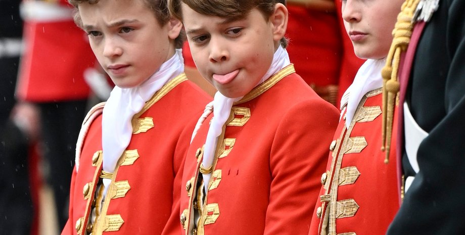 принц Джордж, пажи, коронация