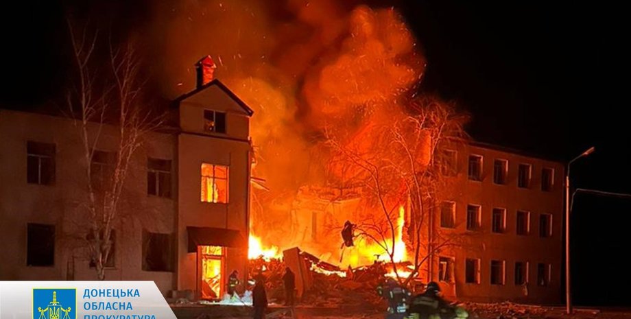 Последствия обстрела в Краматорске