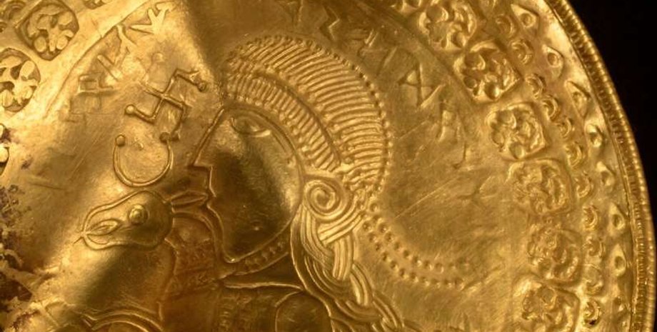 золото, клад, модель, сканирование, технология, Дания, история, украшение, союз, клан, брактеат, изображение, толщина, мотив, складки