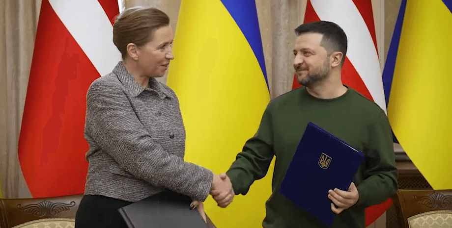 Метте Фредериксен, Владимир Зеленский, Украина, Дания, соглашение, военное сотрудничетсво, фото