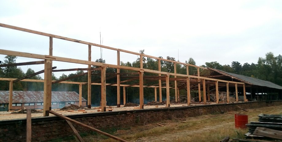 Недостроенная грузовая платформа / Фото: vppnr.gp.gov.ua