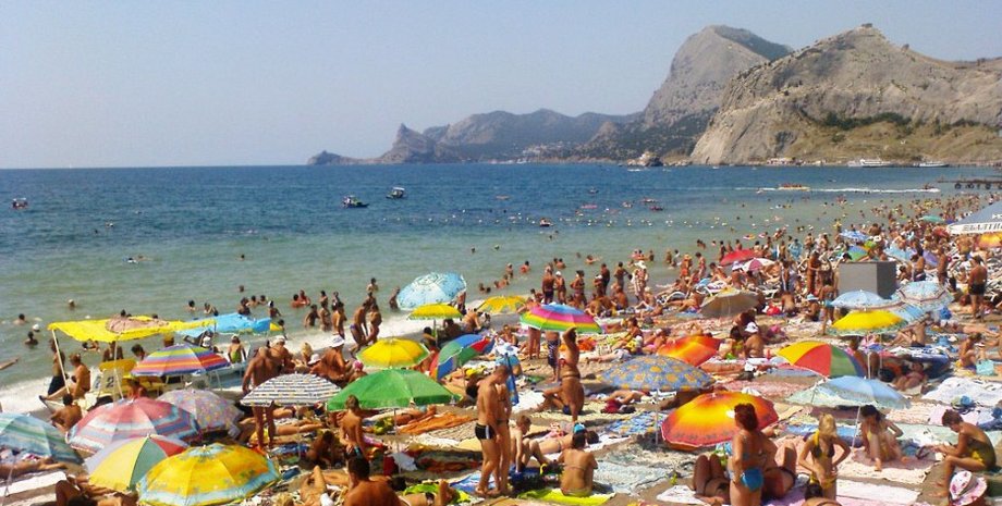 Крымский пляж / Фото: sudak.me