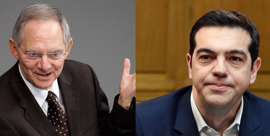 Вольфганг Шойбле и Алексис Ципрас / Фото: Getty Images