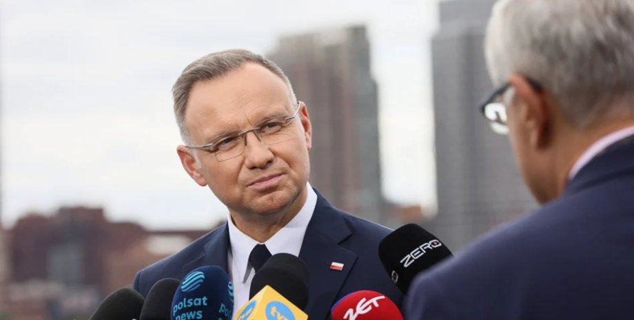 Volodymyr Putin, said Polish President Andrzej Duda, attacked Ukraine to stop it...