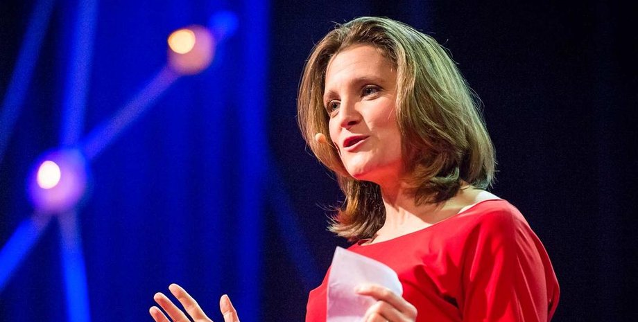 Христя Фриланд / Фото: ted.com