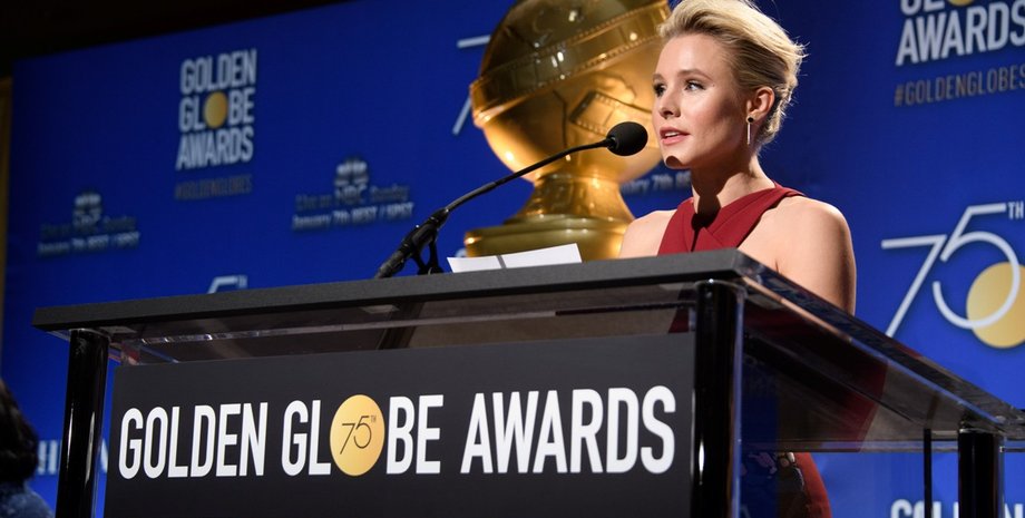 Кристен Белл объявляет номинантов / Фото: goldenglobes.com