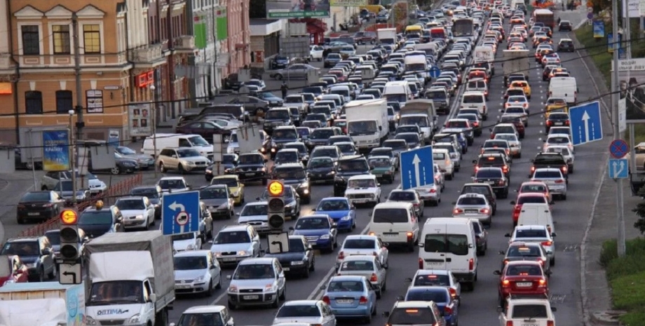 Пробки, затори в Києві, рейтинг заторів, рейтинг пробок, найбільші пробки