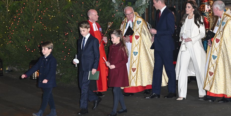 Принц и принцесса Уэльские, принц джордж, принцесса Шарлотта, принц Луи, принц Джордж