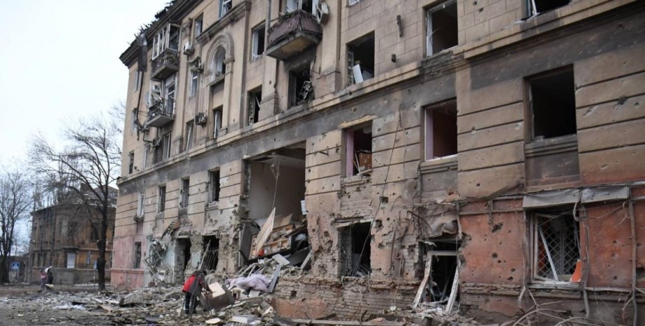 разрушения украина, мариуполь разрушения