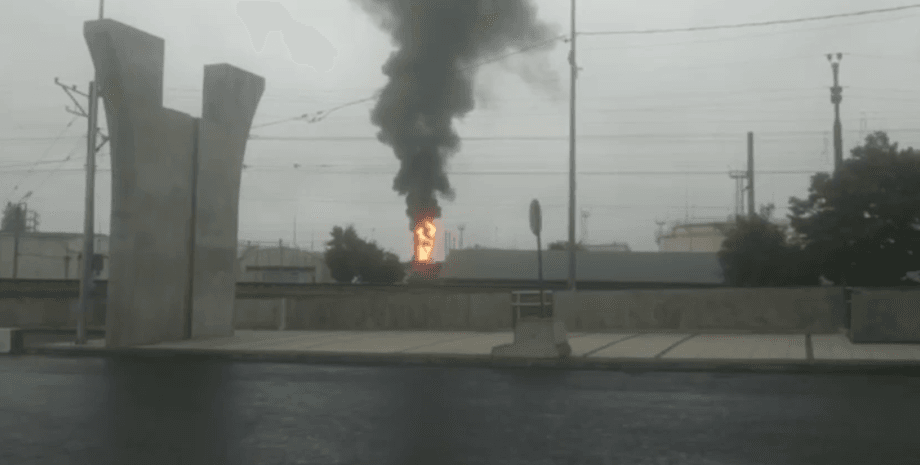 Краснодарский НПЗ, пожар