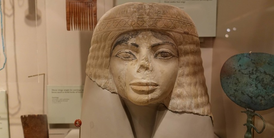 Древнеегипетский бюст, статуэтка, статуя, древняя реликвия, лицо поп-звезды, лицо, Майкл Джексон, древнеегипетский бюст