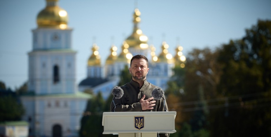 Prezydent powiedział, że Kijów dołoży wszelkich starań, aby zakończyć tę wojnę p...