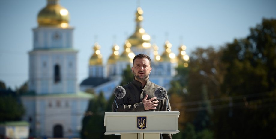 володимир зеленський, київ, україна, день незалежності