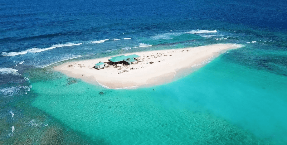 Остров в океане, остров, небольшой остров, загадочный остров, остров исчез, остров Сэнди, несуществующий остров, остров на карте