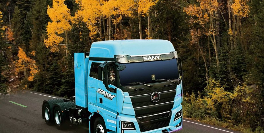 Sany Jiangshan EV550, Jiangshan EV550, електрична вантажівка, вантажний електромобіль