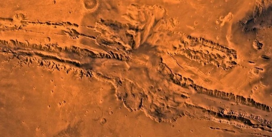 Долини Марінер, Марс