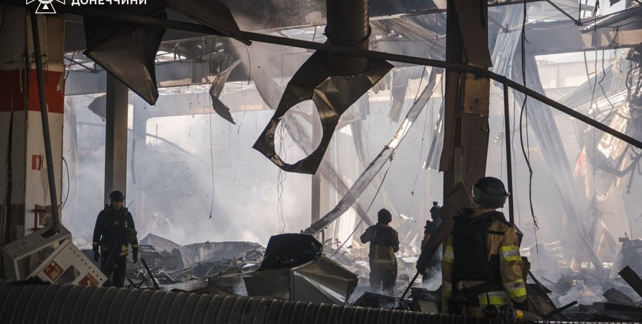 Удар по Константиновке, обстрел Константиновки, взрывы Константиновка, Экомаркет, Экомаркет Константиновка, удар по Экомаркету, обстрел Экомаркета