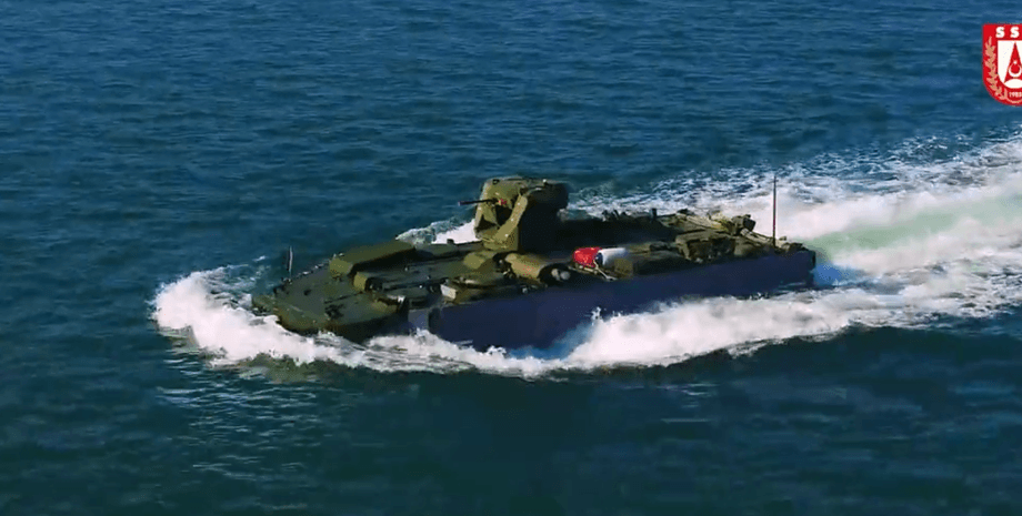 випробування бтр-амфібії