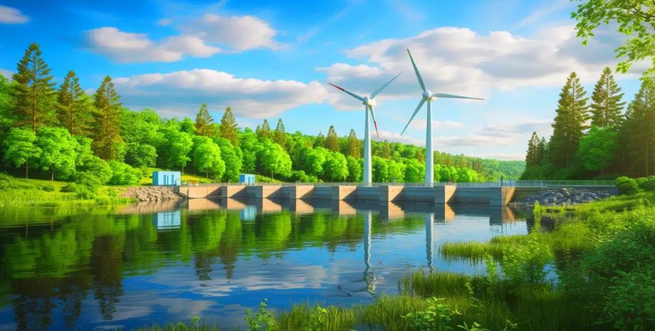 озера источник энергии батареи ветряки