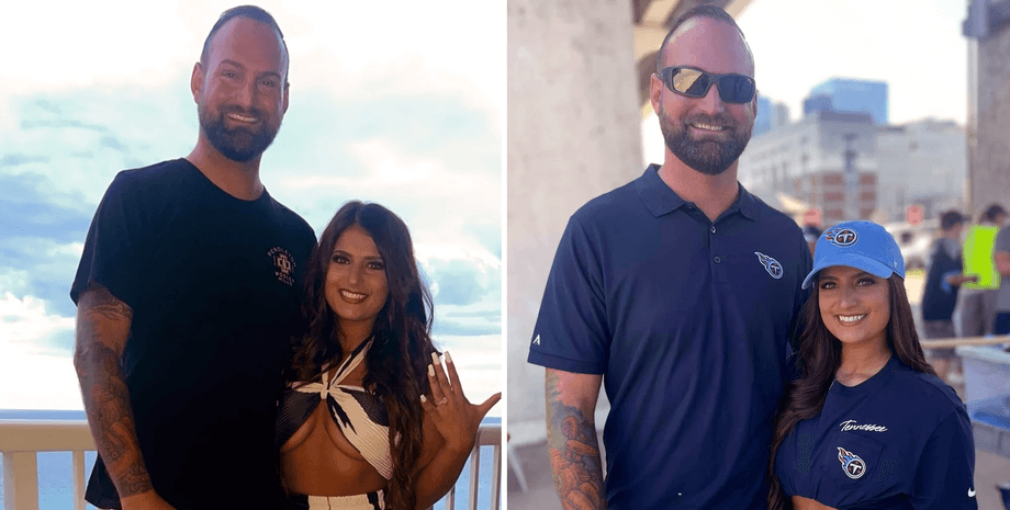 Рошин Али и Тайлер Шрупп, позируют вместе на фото, их история любви началась спустя 15 лет после того, как он спас ее