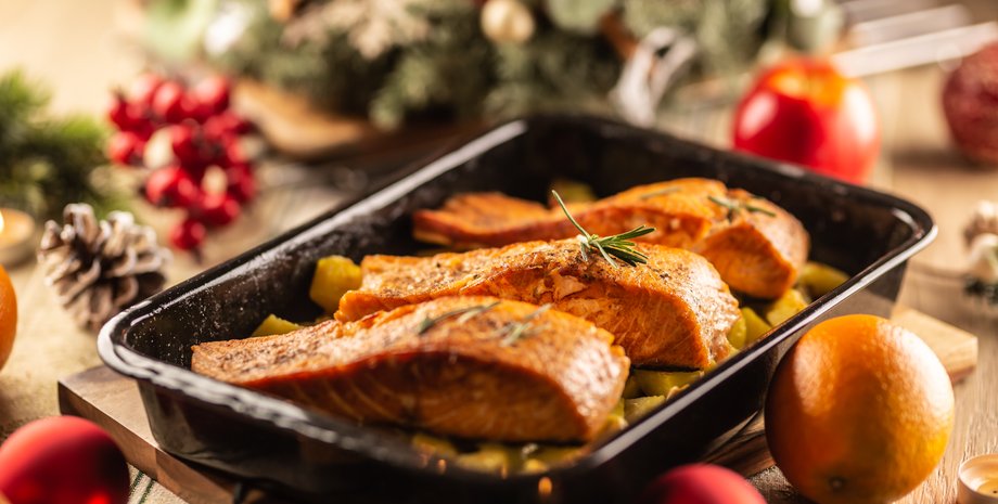 Секреты приготовления рыбы в духовке, рыба в духовке, лосось