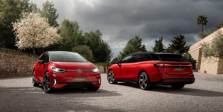 электромобили Volkswagen ID.GTX, Volkswagen ID.3 GTX, Volkswagen ID.3, Volkswagen ID.7 GTX, Volkswagen ID.7